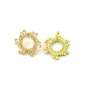 Amina Muaddi Begum Gold Crystal Earrings